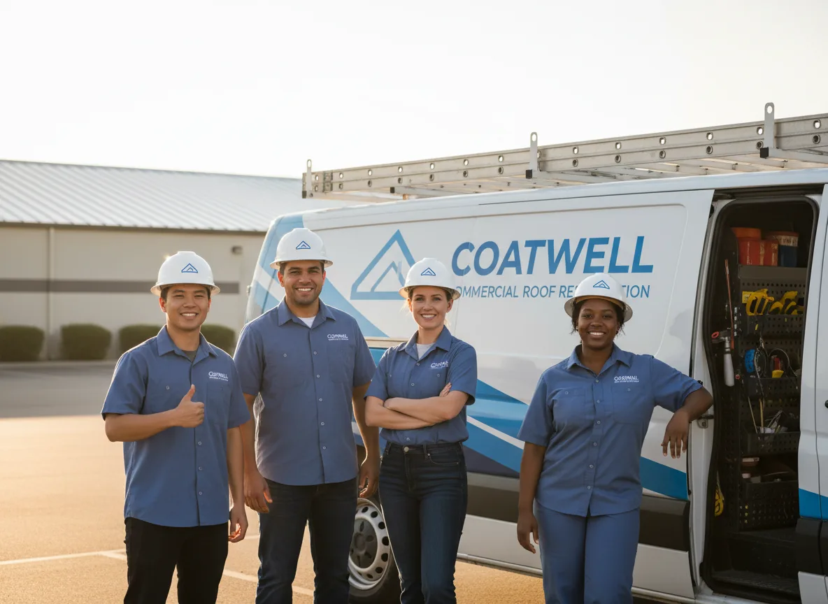 Commercial roof coating company in Fairhaven, MA